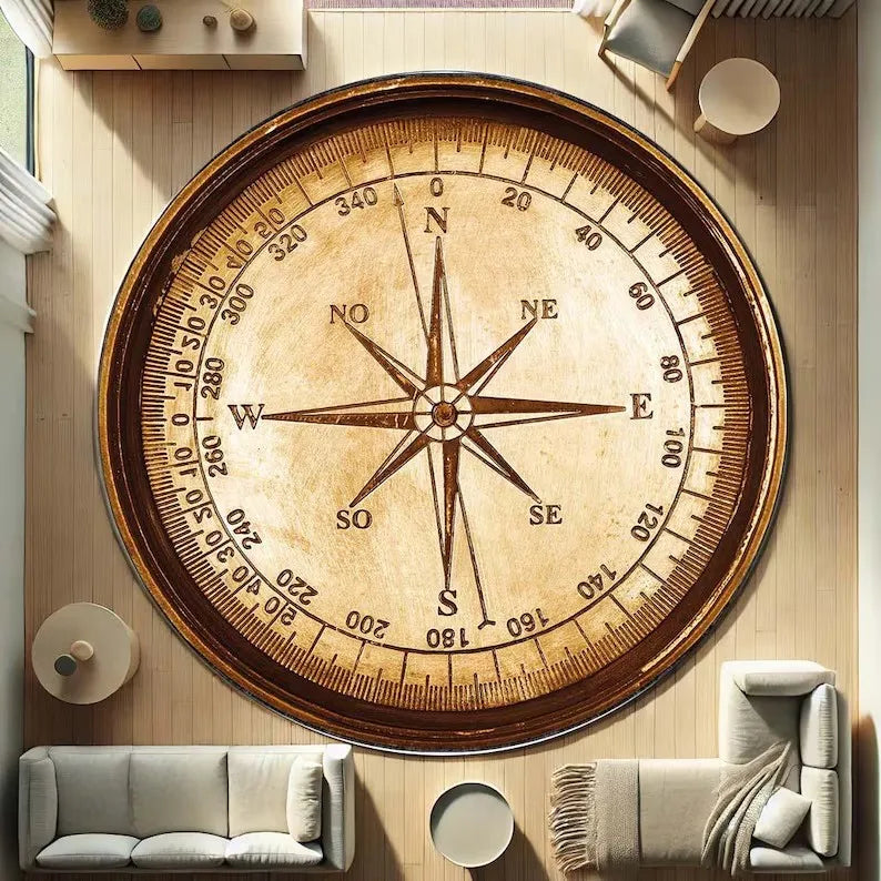 שטיח עגול בעיצוב רולטה לבית ולמשרד ולכל אפשרות אחרת