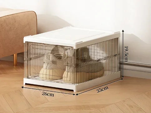 קופסאות שקופות נוגדי חמצון לאחסון נעליים מושלמות לעיצוב הבית