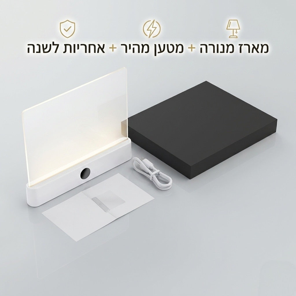 מנורת קריאה לספר