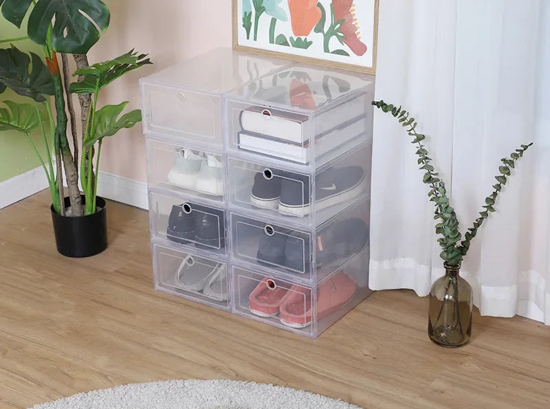 שש יחידות מארגני נעליים לעיצוב החדר והבית