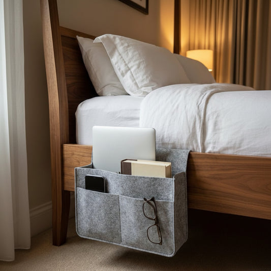 ארגונית לילה חכמה למיטה- הסוף לבלגן ליד המיטה.